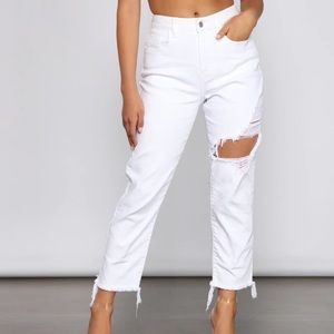 Windsor White Ripped Jeans